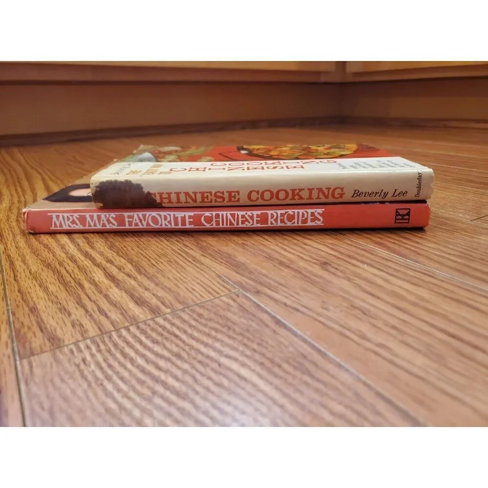 Lot of 2 Vintage Chinese‎ Cook Books Mrs.Ma's...& Lee Easy way to...Hardbacks